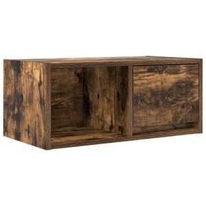 vidaXL Meuble TV ch&ecirc;ne fum&eacute; 60x31x25,5 cm bois d'ing&eacute;nierie