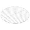 vidaXL Grille de barbecue ronde &Oslash;50 cm acier inoxydable 304