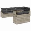 vidaXL Ensemble de canap&eacute; de jardin 9 pc Gris clair et gris fonc&eacute;