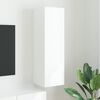 vidaXL Meuble TV mural Blanc 30 x 31 x 100 cm Bois d'ing&eacute;nierie