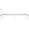 vidaXL Cadre de lit sans matelas blanc m&eacute;tal 120x200 cm