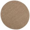 vidaXL Tapis de surface Rond HUARTE Naturel &Oslash; 120 CM Polyester