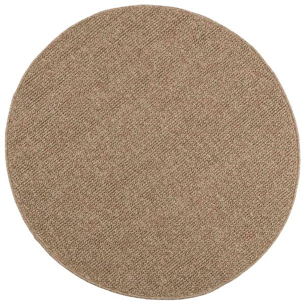 vidaXL Tapis de surface Rond HUARTE Naturel &Oslash; 120 CM Polyester