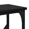 vidaXL Table console Ch&ecirc;ne noir 102 x 23 x 75 cm Bois d'ing&eacute;nierie