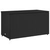 vidaXL Armoire de rangement jardin noir 110x55x60,5 cm r&eacute;sine tress&eacute;e