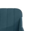 vidaXL Fauteuil Bleu 63x76x80 cm Velours