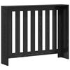 vidaXL Cache-Radiateur Ch&ecirc;ne noir 104 x 20 x 82 cm Bois d'ing&eacute;nierie