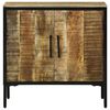 vidaXL Buffet avec tiroir 70 x 35 x 70 cm Bois de manguier massif
