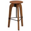 vidaXL Chaises de bar lot de 2 bois d'acacia solide