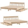 vidaXL Cadre de lit sans matelas 180x200 cm bois massif de pin