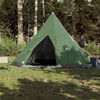 vidaXL Tente de camping tipi 4 personnes vert imperm&eacute;able