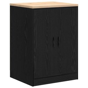 vidaXL Armoire de rangement de garage noir 60x51x85 cm bois de pin