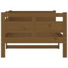 vidaXL Lit de jour sans matelas marron miel bois pin massif 90x190 cm