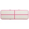 vidaXL Tapis gonflable de gymnastique avec pompe 500x100x15cm PVC Rose