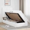 vidaXL Lit de Rangement Blanc pur 90 x 190 cm Cuir synth&eacute;tique
