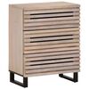 vidaXL Buffets 3 pcs 60x34x75 cm bois massif de manguier