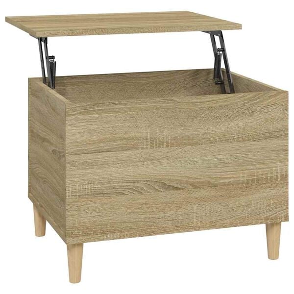 vidaXL Table basse Ch&ecirc;ne sonoma 60x44,5x45 cm Bois d'ing&eacute;nierie