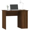 vidaXL Bureau chêne marron 100x55x75 cm bois d'ingénierie