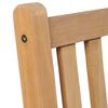 vidaXL Chaises de jardin lot de 2 et coussins noir Bois de teck massif