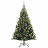 vidaXL Arbre de No&euml;l artificiel &agrave; charni&egrave;res 150 LED Vert 150 cm