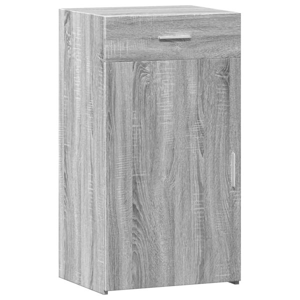 vidaXL Buffet sonoma gris 50x42,5x93 cm bois d'ing&eacute;nierie