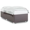 vidaXL Cadre de lit sans matelas gris 80x200 cm similicuir