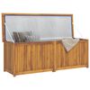 vidaXL Bo&icirc;te de jardin 150x50x55 cm Bois massif de teck