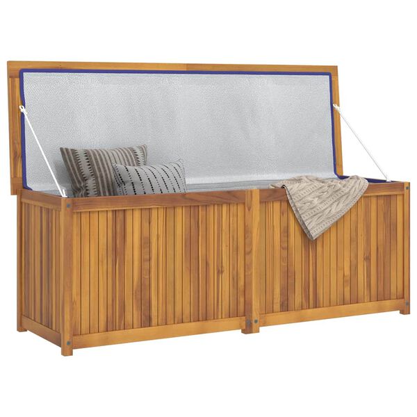 vidaXL Bo&icirc;te de jardin 150x50x55 cm Bois massif de teck
