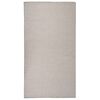 vidaXL Tapis &agrave; tissage plat d'ext&eacute;rieur 80x150 cm gris clair