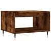 vidaXL Table basse ch&ecirc;ne fum&eacute; 60x50x40 cm bois d'ing&eacute;nierie