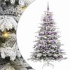 vidaXL Sapin de No&euml;l Artificiel &agrave; Branches Articul&eacute;es Blanc 180 cm