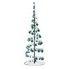 vidaXL Sapin de No&euml;l &agrave; LED avec boules 100 LED blanc chaud 150 cm