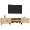 vidaXL Meuble TV Chêne Sonoma 180x31,5x40 cm Bois d'ingénierie