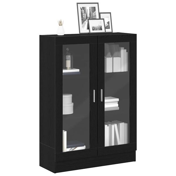 vidaXL Bibliothèque chêne noir 82,5x30,5x115 cm bois d'ingénierie