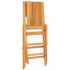 vidaXL Chaises pliantes, lot de 8, 47 x 62 x 90 cm, en bois de teck massif