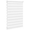 vidaXL Store z&egrave;bre blanc 110x100 cm largeur du tissu 105,9cm polyester