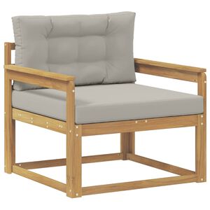 vidaXL Sofa de milieu ext&eacute;rieur Polyester Blanc