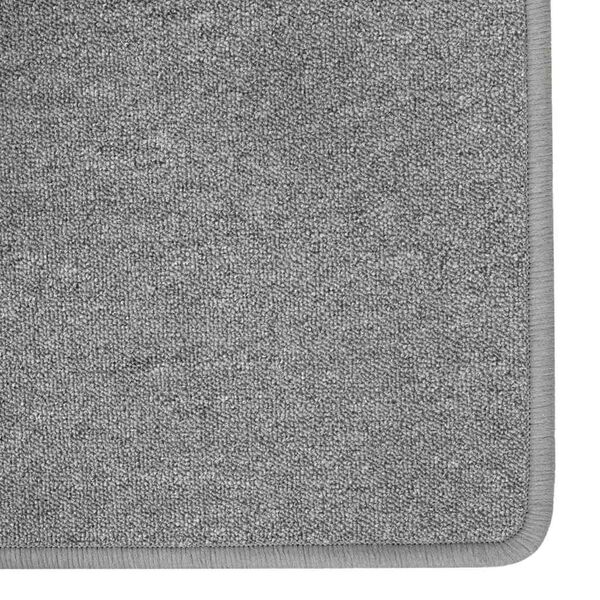 vidaXL Tapis Couloir Gris clair 80 x 500 cm 100% Polypropylène