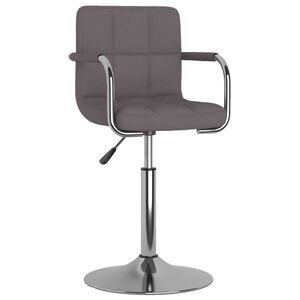 vidaXL Chaise de salle &agrave; manger Taupe Tissu
