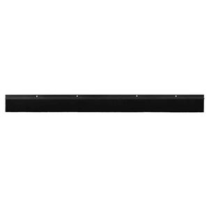 vidaXL Brosses d'&eacute;tanch&eacute;it&eacute; pour porte &agrave; visser 2 pc Noir 100 cm