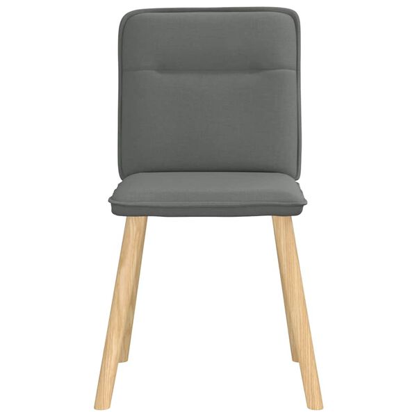 vidaXL Chaises &agrave; manger lot de 6 gris fonc&eacute; tissu