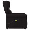 vidaXL Fauteuil de massage inclinable Noir Tissu