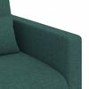 vidaXL Ensemble de Canap&eacute;s 2 pcs Vert fonc&eacute; 158 x 78 x 80 cm tissu