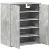 vidaXL Armoire &agrave; chaussures Gris b&eacute;ton 60x35x70 cm Bois d&rsquo;ing&eacute;nierie