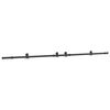 vidaXL Kit de quincaillerie de porte coulissante 305 cm acier noir
