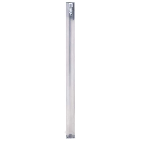 vidaXL Colonne &agrave; eau de jardin 40 cm acier inoxydable rond