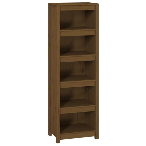 vidaXL Bibliothèque Marron miel 50x35x154 cm Bois de pin massif