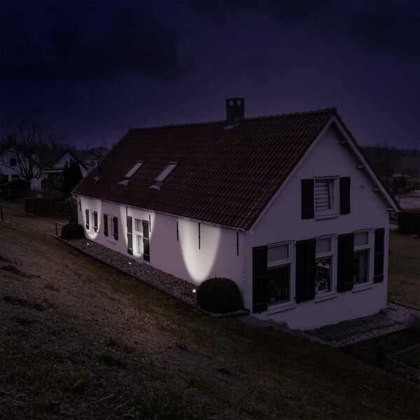 Smartwares Projecteur LED int&eacute;gr&eacute; au sol 3 W Noir 5000.459