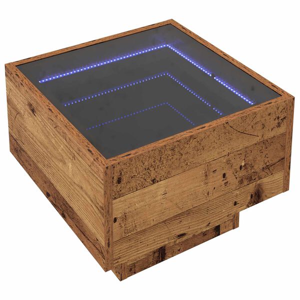 vidaXL Table basse Bois ancien 40 x 40 x 30 cm Bois d'ing&eacute;nierie