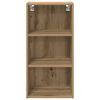 vidaXL Armoire suspendue Ch&ecirc;ne artisanal 40 x 29,5 x 80 cm